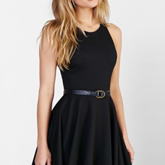 Urban Outfitters Dresses & Skirts - Kimchi Blue Textured Knit High-Neck Skater Dress